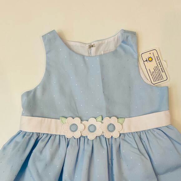 NWT Florence Eiseman 2T Finewale Pique Dress with Flowers - Picture 2 of 6